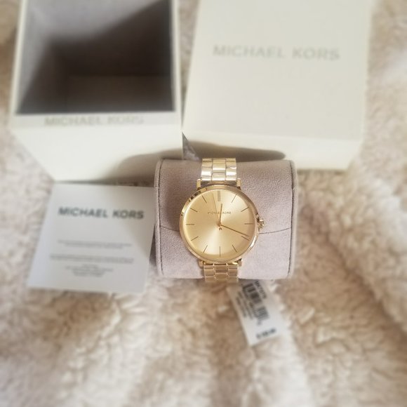 NWT Michael Kors Slim Runway Watch - Picture 2 of 7